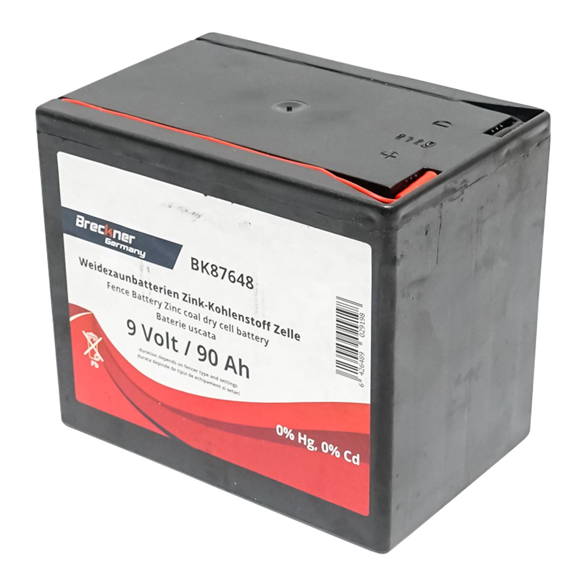 Baterie uscata (nereincarcabila) 9V 90Ah pentru gard electric Breckner Germany